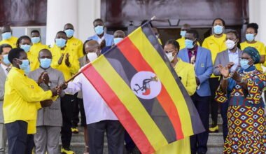president flags off team uganda i7903